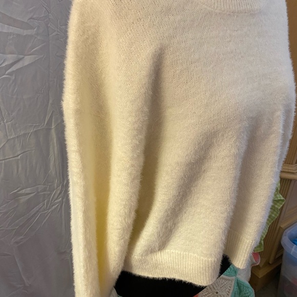 Divided Soft Cream Women's Sweater - Picture 3 of 10